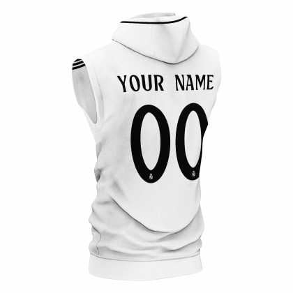 Home Sleeveless Hoodie 24/25 White