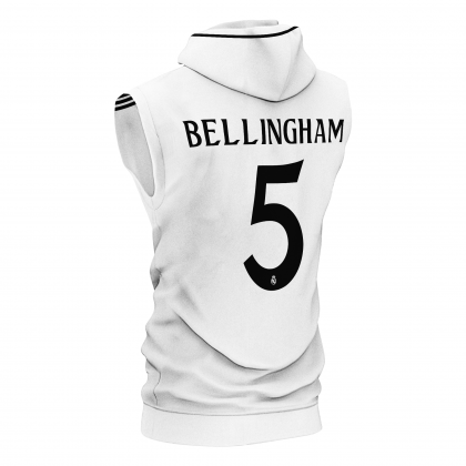 Home Sleeveless Hoodie 24/25 White