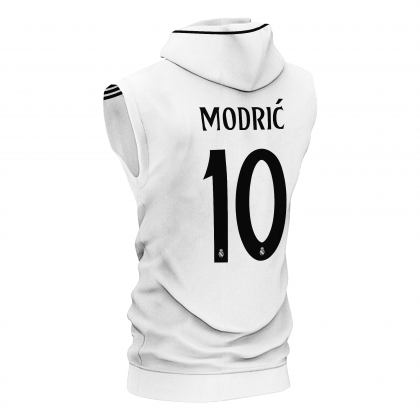 Home Sleeveless Hoodie 24/25 White