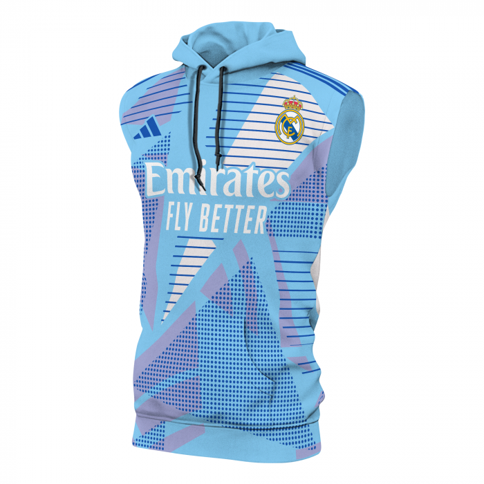 Home Sleeveless Hoodie 24/25 White